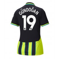 Manchester City Ilkay Gundogan #19 Vieraspaita Naiset 2024-25 Lyhythihainen